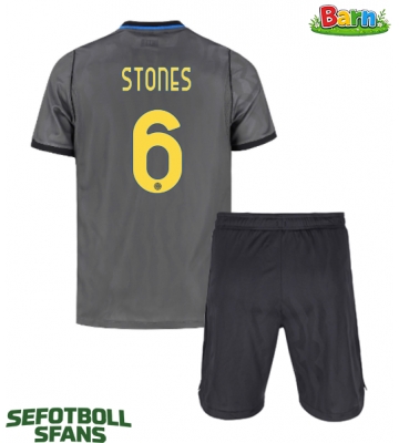 Inter Milan John Stones #6 Tredjeställ Barn 2026-27 Kortärmad (+ Korta byxor)